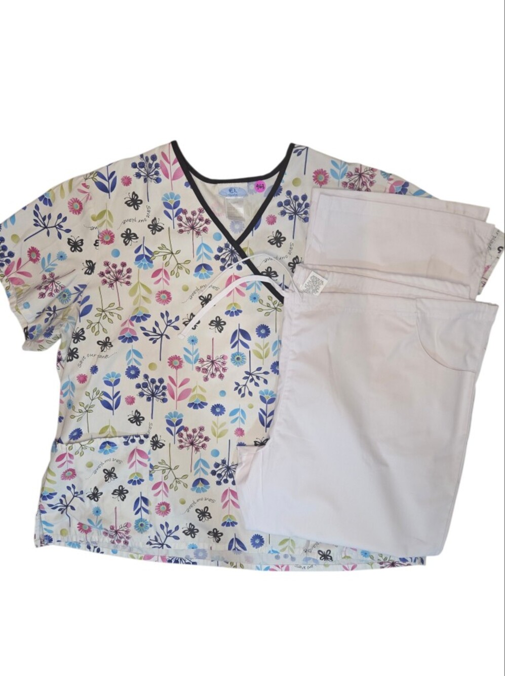 Flowers Scrub Set